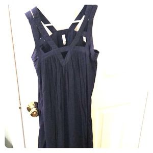Xhilaration navy dress medium knee length